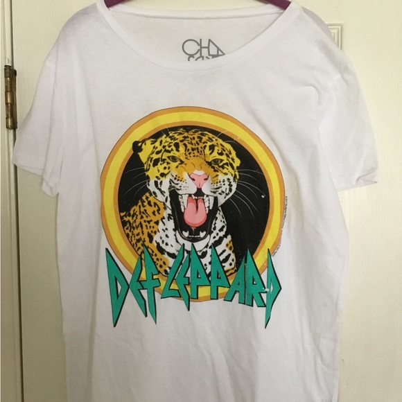 Vintage Women’s Chaser Def Leopard Band Tee, NWT - Picture 2 of 8